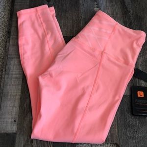 RBX L NWT Peachy Pink Work-Out Pants